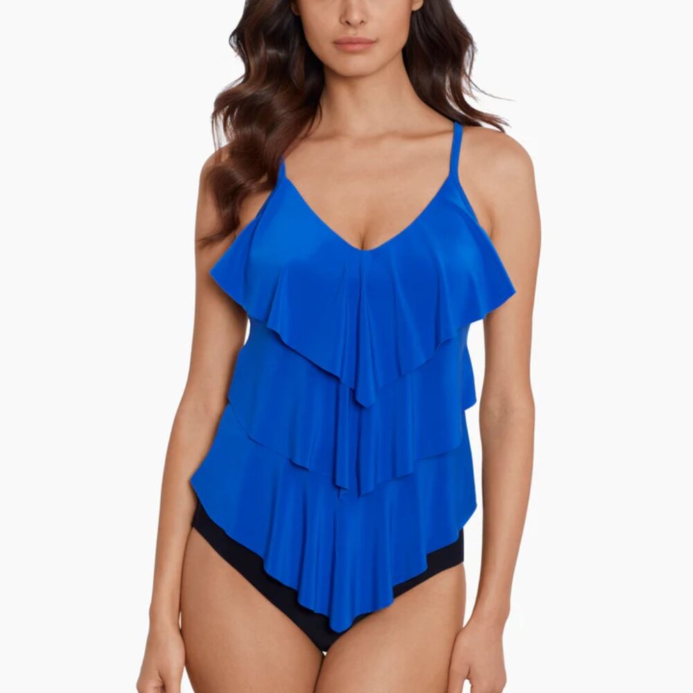 MagicSuit Rita Tankini Top in Sapphire Size 8